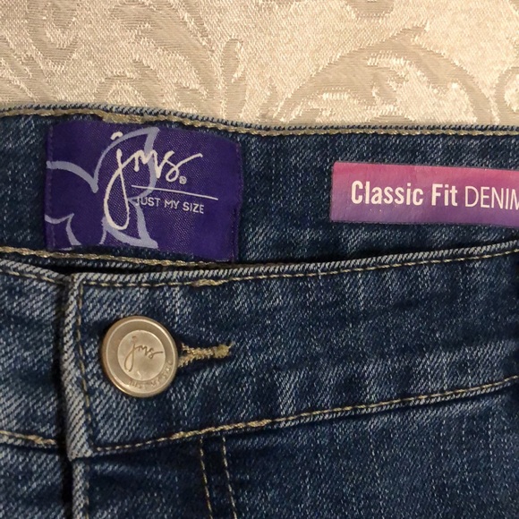 Just My Size Jeans Jms Just My Size Denim Jeans Size 8 Ws Short